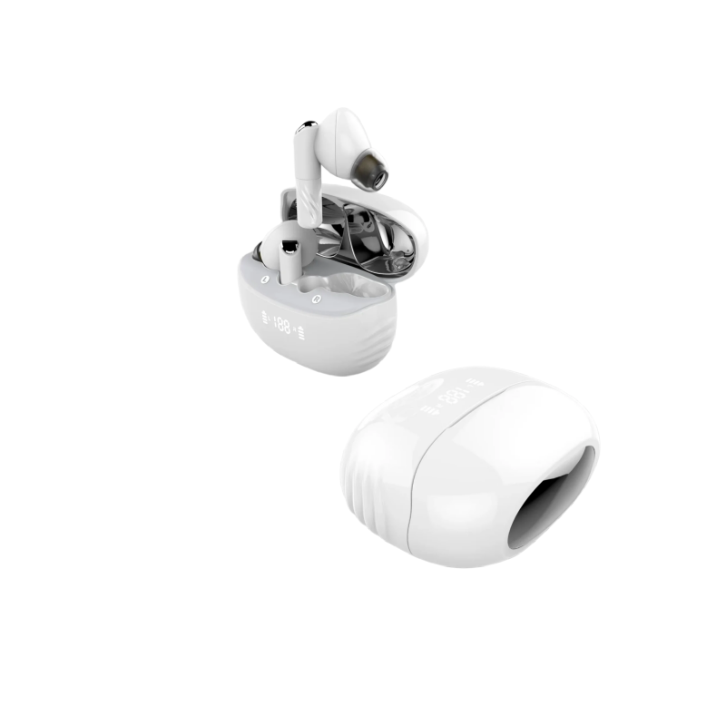 Bluetooth 5.4 Semi-In-Ear Gaming Earbuds with Stereo Sound & Hands-Free Calling
