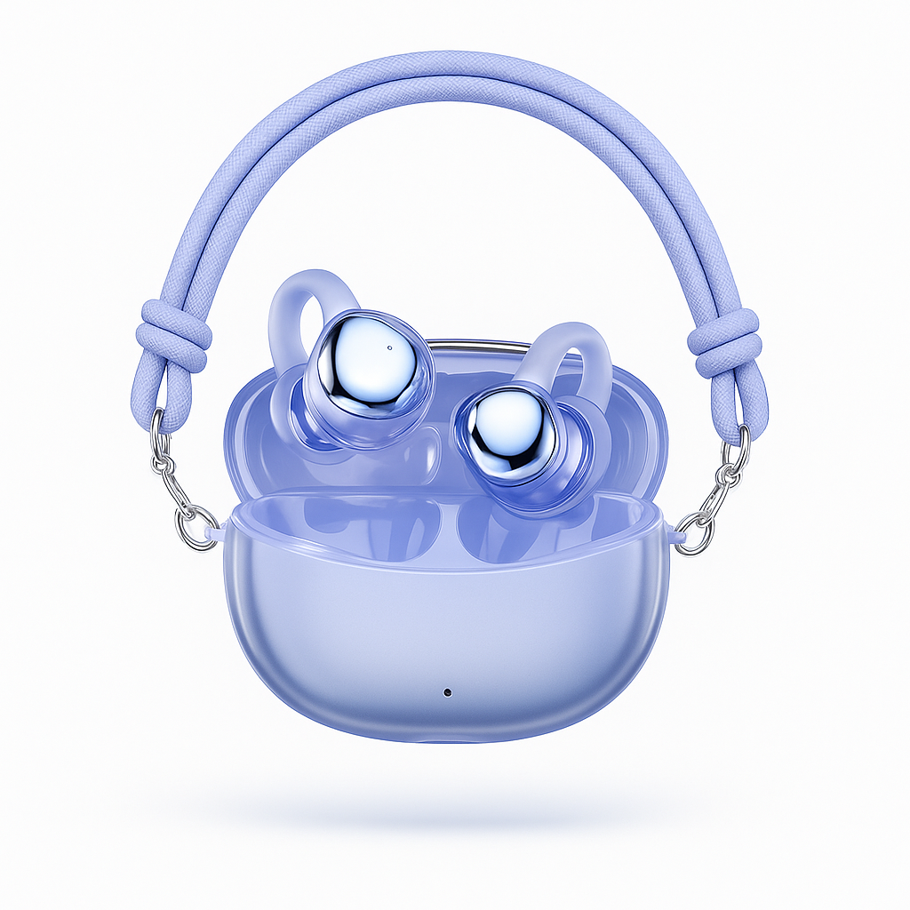 Stylish Women TWS Wireless Bluetooth In-Ear Earbuds with Portable Case