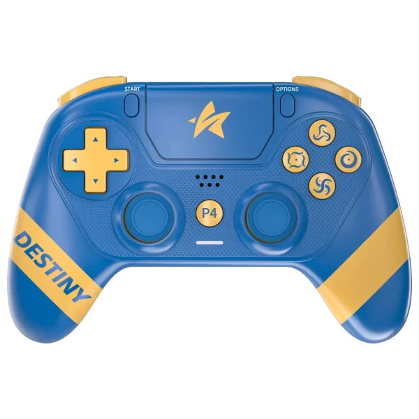 Wireless Game Controller with Light Bar for PS4. PS5 & Android