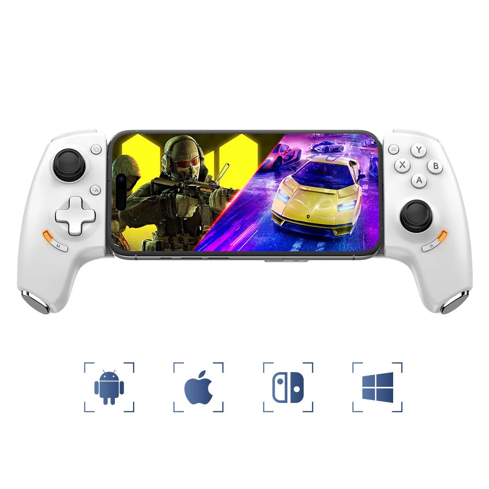 Telescopic Gamepad  Joysticks. Type-C & BT. Compatible with Phone. Android. iOS and Switch