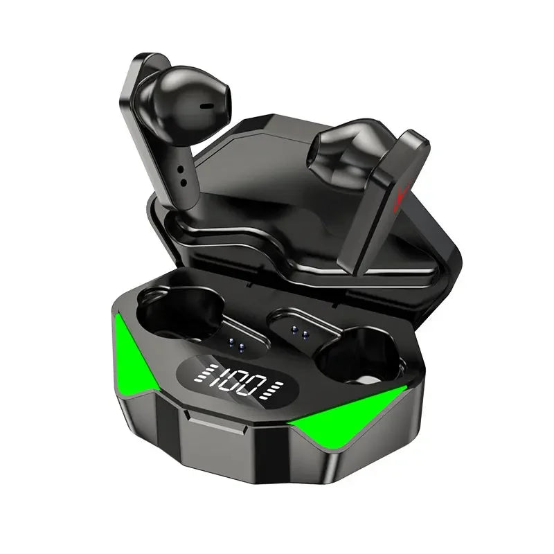 Wireless Gaming Earbuds with LED Display & Low Latency