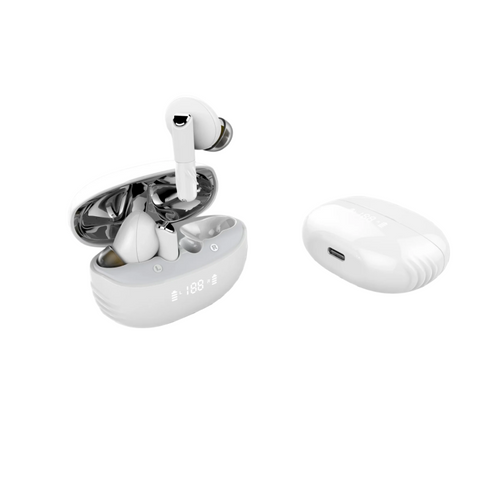 Bluetooth 5.4 Semi-In-Ear Gaming Earbuds with Stereo Sound & Hands-Free Calling