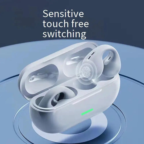 Bluetooth 5.3 Ear-Clip Bone Conduction Headset — Sports & Esports