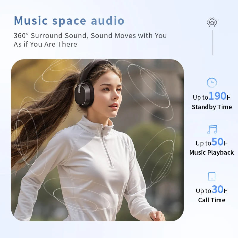 Wireless Sports Earphones — Noise-Cancelling In-Ear. Supports Type-C Interface