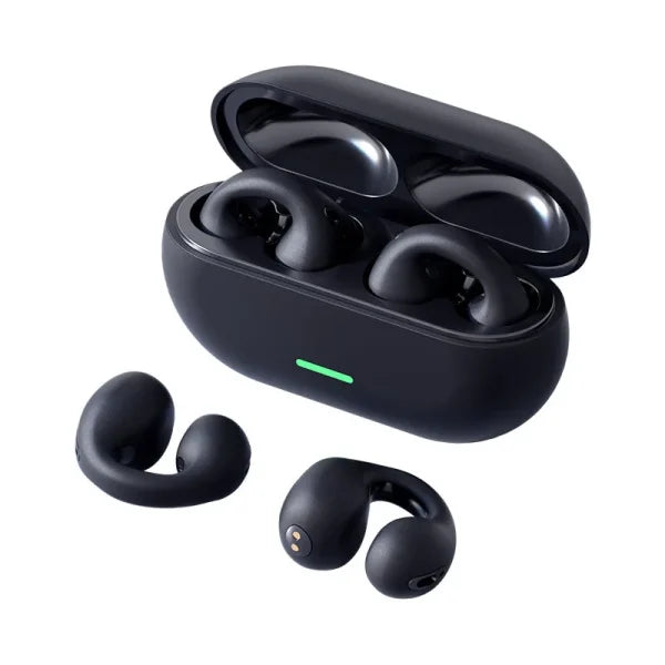 Bluetooth 5.3 Ear-Clip Bone Conduction Headset — Sports & Esports
