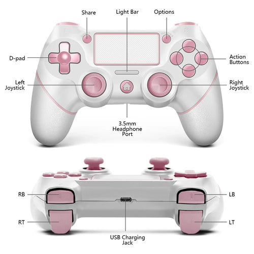 AceGamer Pink Wireless Controller