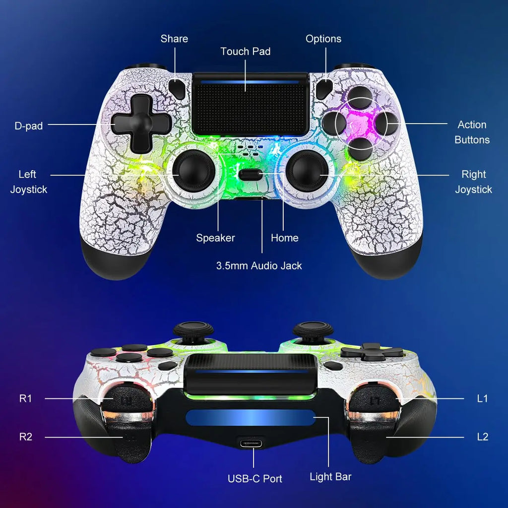 RGB Controller for PS4 Slim Pro Joystick