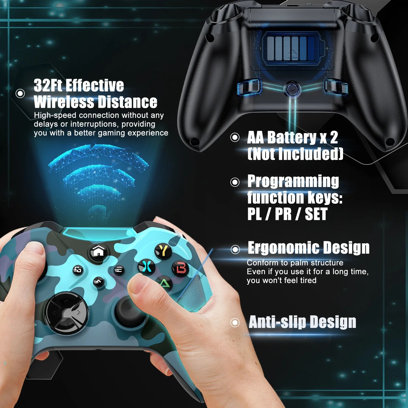 WiFi Wireless Controller for Xbox Series X Xbox